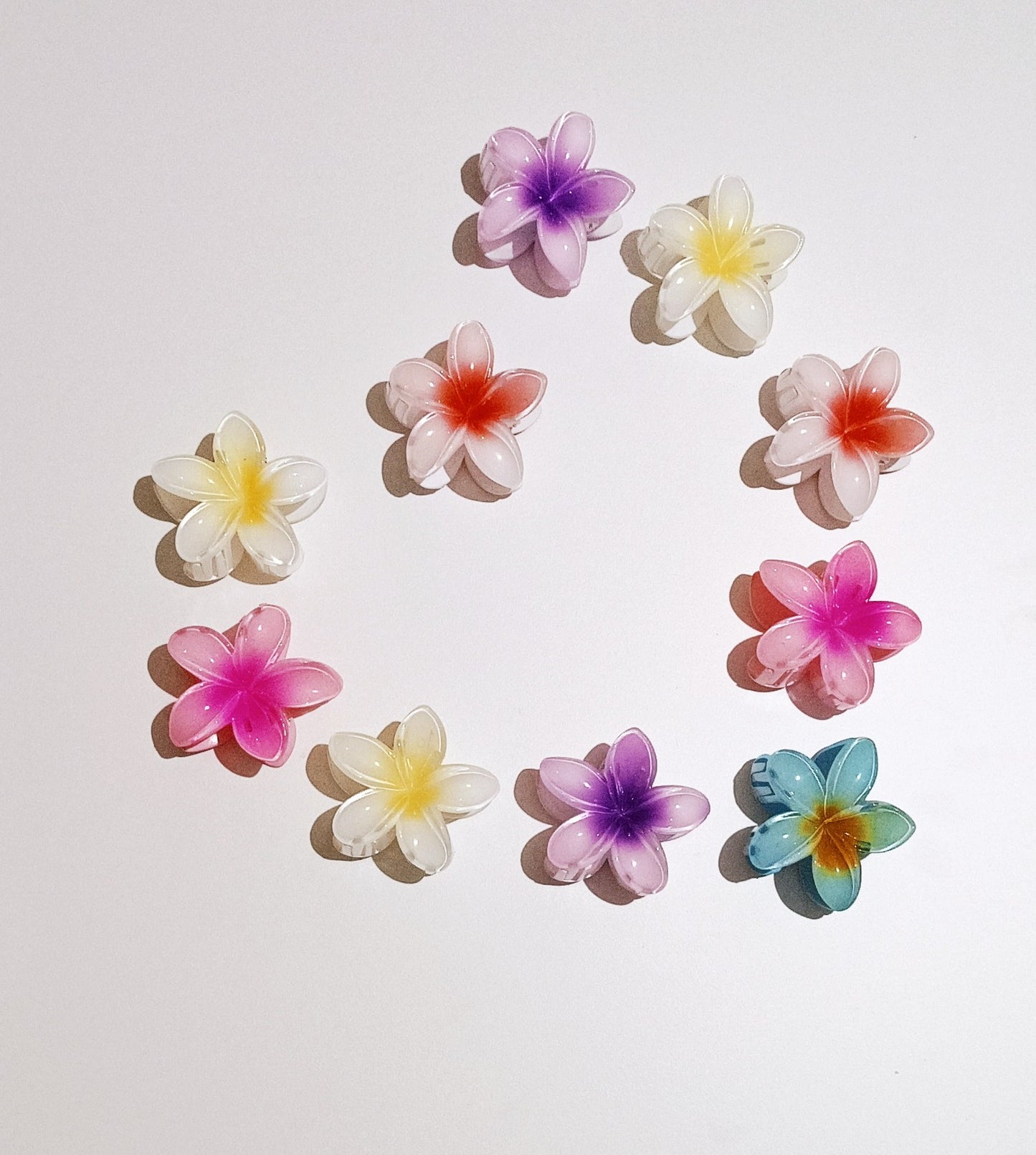 Pinzas de flores para el cabello